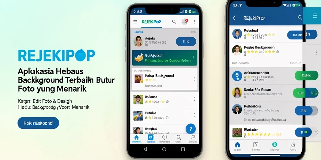 Tampilan antarmuka utama <strong>REJEKIPOP</strong> untuk menghapus background dengan mudah.