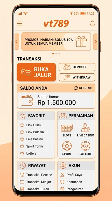 Tampilan link alternatif vt789